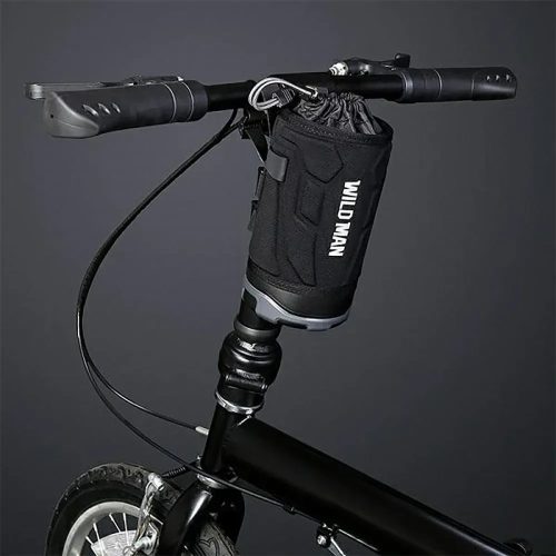 WILDMAN utazótáska kulacstartóhoz kerékpár kormányra 1L R1 fekete