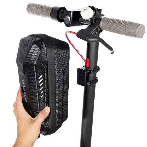 WILDMAN utazótáska kerékpárvázra cipzárral 1,2L (4 "- 7") ES10 fekete