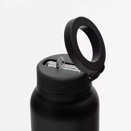 MagSafe-fel kompatibilis mágneses tartó, 950 ml-es palackkal, fekete színben