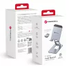 Asztali telefon-/tablettartó, összecsukható, Forcell F-Grip Fold Stand 1, szürke