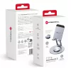 Asztali telefon-/tablettartó összecsukható Forcell F-Grip Fold Stand 3 360 szürke