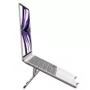 Asztali laptop/tablet tartó összecsukható Forcell F-Grip Fold Stand X Pro szürke