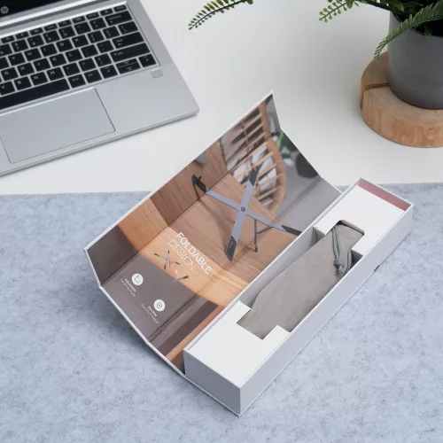 Asztali laptop/tablet tartó összecsukható Forcell F-Grip Fold Stand X Pro szürke
