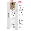 Asztali laptop/tablet tartó összecsukható Forcell F-Grip Fold Stand H Pro szürke