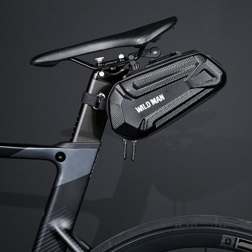 WILDMAN utazótáska kerékpár nyereg alá cipzárral 1.2L XT7 fekete