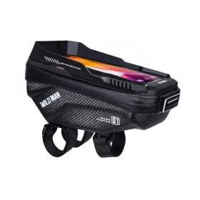   WILDMAN utazótáska kerékpár kormányra cipzárral 1L (4 "- 7") XT1 fekete