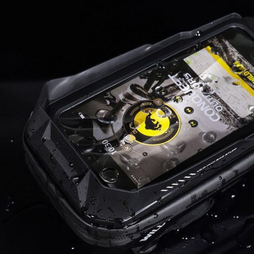 WILDMAN utazótáska kerékpár kormányra cipzárral 1L (4 "- 7") XT1 fekete