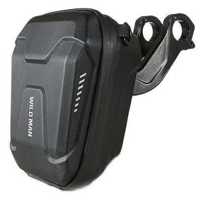   WILDMAN utazótáska kerékpár kormányra cipzárral 3L E8 fekete