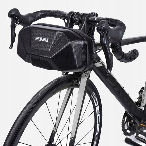 WILDMAN utazótáska kerékpár kormányra cipzárral 3,5L X9 fekete