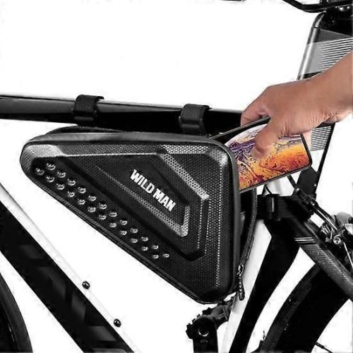 WILDMAN utazótáska kerékpárváz alá cipzárral 2,5L ES19 fekete
