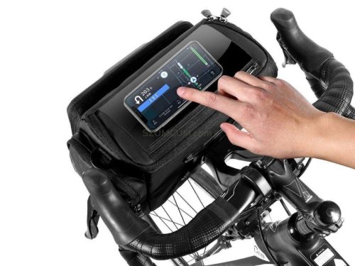 WILDMAN utazótáska kerékpár kormányra cipzárral 4L GS6 fekete