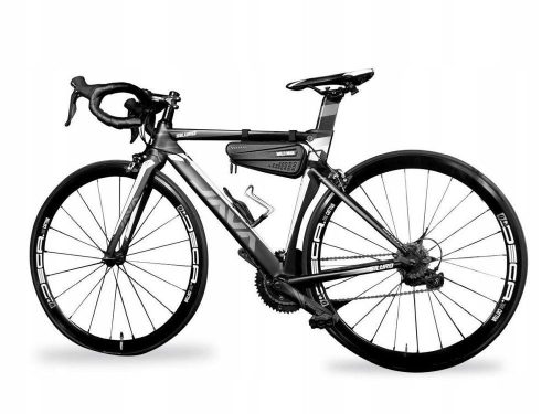 WILDMAN utazótáska kerékpárváz alá cipzárral 1,2L ES4 fekete