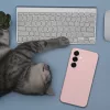 Realme 15 / 15 PRO szilikon tok 2 mm-es (kameravédő) púderrózsaszín