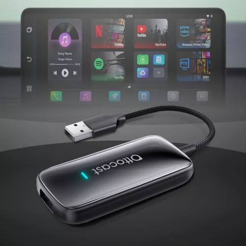 Vezeték nélküli autós adapter OTTOCAST Play2Video CA515-T fekete