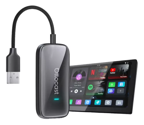 Vezeték nélküli autós adapter OTTOCAST Play2Video CA515-T fekete