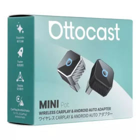   Vezeték nélküli autós adapter OTTOCAST Mini Cube T3 ezüst