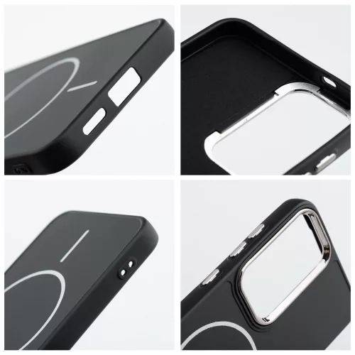 Samsung A27 Frame Mag Cover tok, MagSafe-fel kompatibilis, fekete