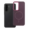 Samsung A27 Frame Mag Cover tok, MagSafe-fel kompatibilis, lila