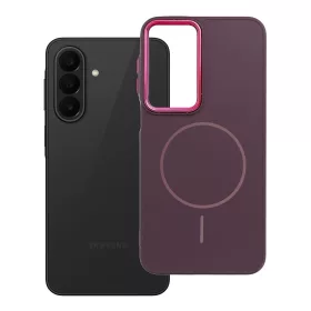   Samsung A27 Frame Mag Cover tok, MagSafe-fel kompatibilis, lila