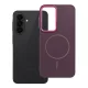 Samsung A27 Frame Mag Cover tok, MagSafe-fel kompatibilis, lila