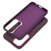 Samsung A27 Frame Mag Cover tok, MagSafe-fel kompatibilis, lila