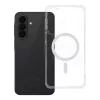 Samsung A27 Drop Glue színes gyűrűs Mag Cover tok, MagSafe-fel kompatibilis, fehér