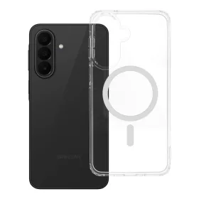   Samsung A27 Drop Glue színes gyűrűs Mag Cover tok, MagSafe-fel kompatibilis, fehér