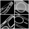 Samsung A27 Drop Glue színes gyűrűs tok, MagSafe-fel kompatibilis, szürke