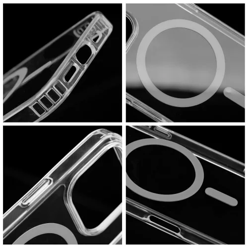 Samsung A27 Drop Glue színes gyűrűs tok, MagSafe-fel kompatibilis, szürke