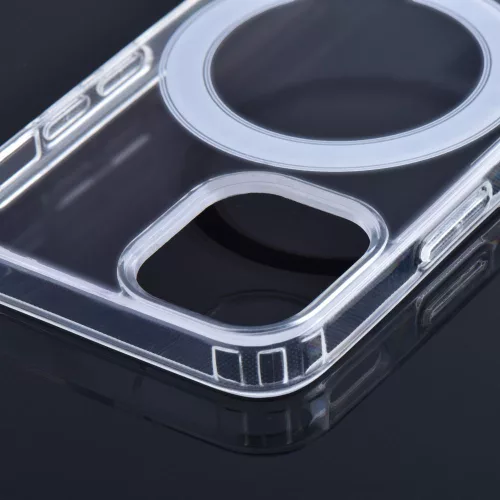 Samsung A27 átlátszó Mag Cover (STR) tok, amely kompatibilis a MagSafe-fel, átlátszó