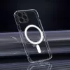 Samsung A27 átlátszó Mag Cover (STR) tok, amely kompatibilis a MagSafe-fel, átlátszó
