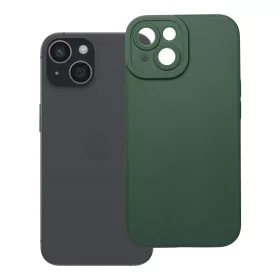 iPhone 15 matt 2.0 sötétzöld tok