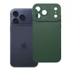 iPhone 17 Pro Max / 18 Pro Max tok (alacsony kameraszél) Matt 2.0 sötétzöld