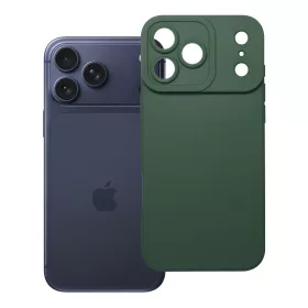   iPhone 17 Pro Max / 18 Pro Max tok (alacsony kameraszél) Matt 2.0 sötétzöld