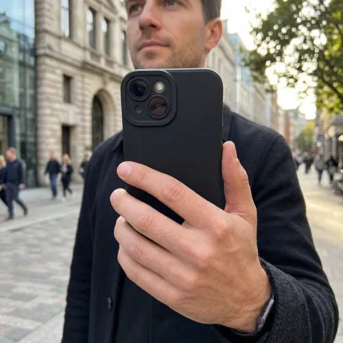 iPhone 16 PRO MAX matt 2.0 tok, fekete