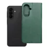 Flip tok Samsung A27 Split Book telefonhoz zöld és arany