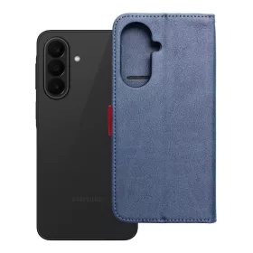   Flip tok Samsung A27 Split Book telefonhoz sötétkék és piros