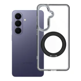   Samsung S26 Frame Circle állványos tok, MagSafe-fel kompatibilis, fekete