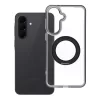 Samsung A37 Frame Circle állványos tok, MagSafe-fel kompatibilis, fekete