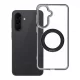 Samsung A37 Frame Circle állványos tok, MagSafe-fel kompatibilis, fekete