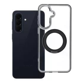   Samsung A57 Frame Circle állványos tok, MagSafe-fel kompatibilis, fekete