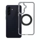 Samsung A57 Frame Circle állványos tok, MagSafe-fel kompatibilis, fekete