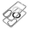 Samsung A57 Frame Circle állványos tok, MagSafe-fel kompatibilis, fekete