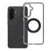 Samsung A36 Frame Circle állványos tok, MagSafe-fel kompatibilis, fekete