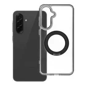   Samsung A36 Frame Circle állványos tok, MagSafe-fel kompatibilis, fekete