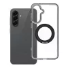 Samsung A56 Frame Circle állványos tok, MagSafe-fel kompatibilis, fekete
