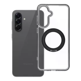   Samsung A56 Frame Circle állványos tok, MagSafe-fel kompatibilis, fekete
