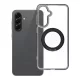 Samsung A56 Frame Circle állványos tok, MagSafe-fel kompatibilis, fekete