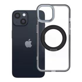   iPhone 14 tok, kerettel, kör alakú állvánnyal, MagSafe-fel kompatibilis, fekete