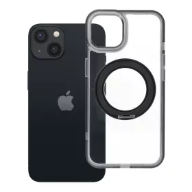   iPhone 13-hoz való keretes, kör alakú állvánnyal ellátott tok, MagSafe-fel kompatibilis, fekete